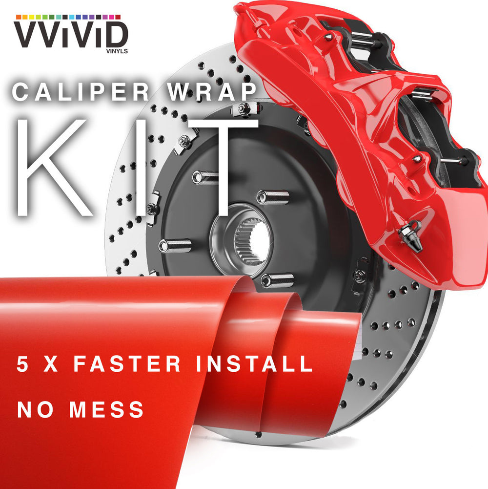 VViViD Red Enamel Caliper Wrap | Vvivid Canada