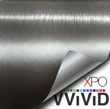 XPO Gunmetal Brushed Steel Vinyl Wrap demo | Vvivid Canada