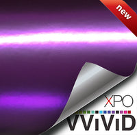 XPO Lustre Chrome Deep Purple Vinyl Wrap | Vvivid Canada