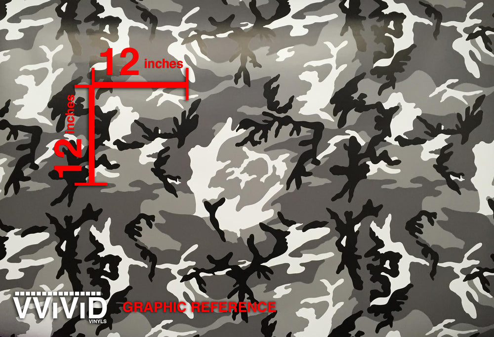 XPO Matte Snow Camouflage (Grayscale) Vinyl Wrap demo | Vvivid Canada