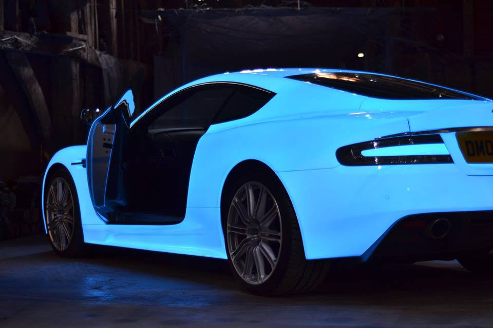 XPO Glow In The Dark Blue Vinyl Wrap | Vvivid Canada – VViViD Shop