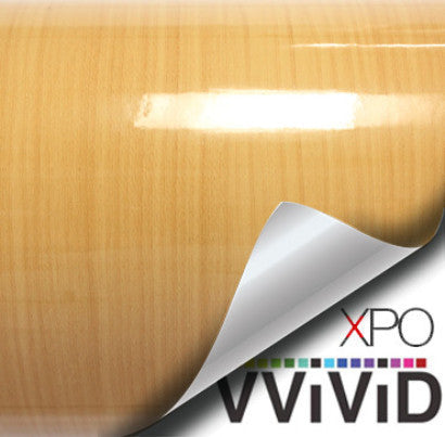 XPO Gloss Gold Pine Vinyl Wrap | Vvivid Canada