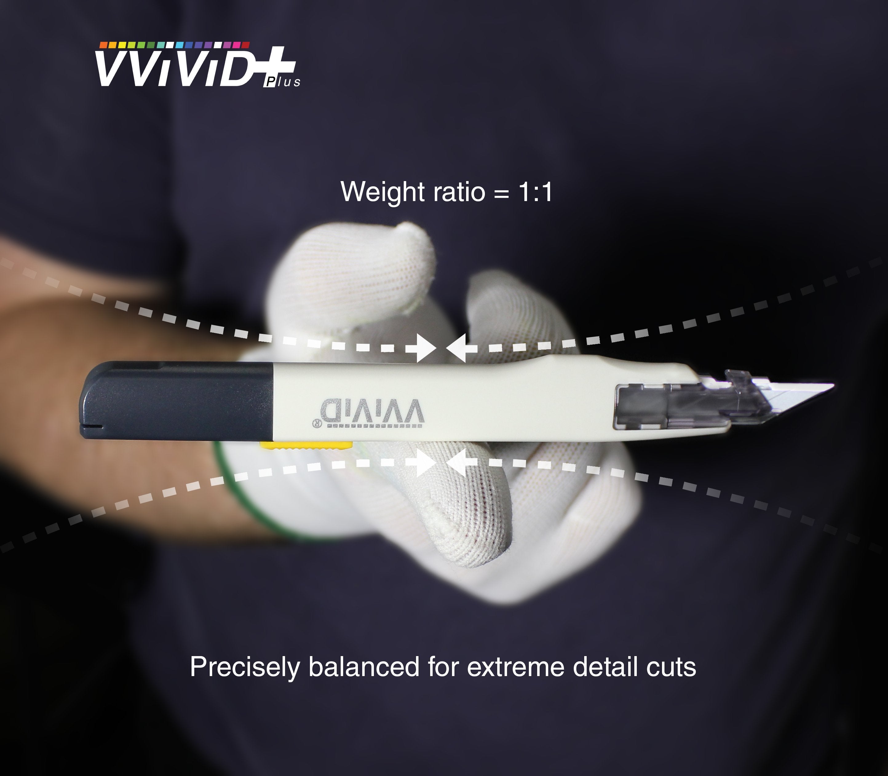 VViViD+ Premium Precision 30° Retractable Utility Cutting Knife