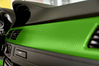XPO Lime Dry Carbon Fiber Vinyl Wrap car dash | Vvivid Canada