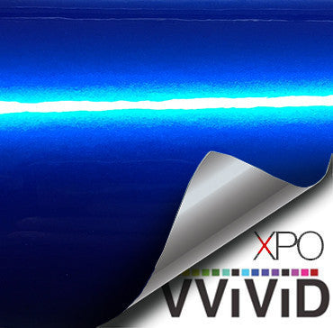 XPO Liquid Metal Blue Vinyl Wrap demo | Vvivid Canada
