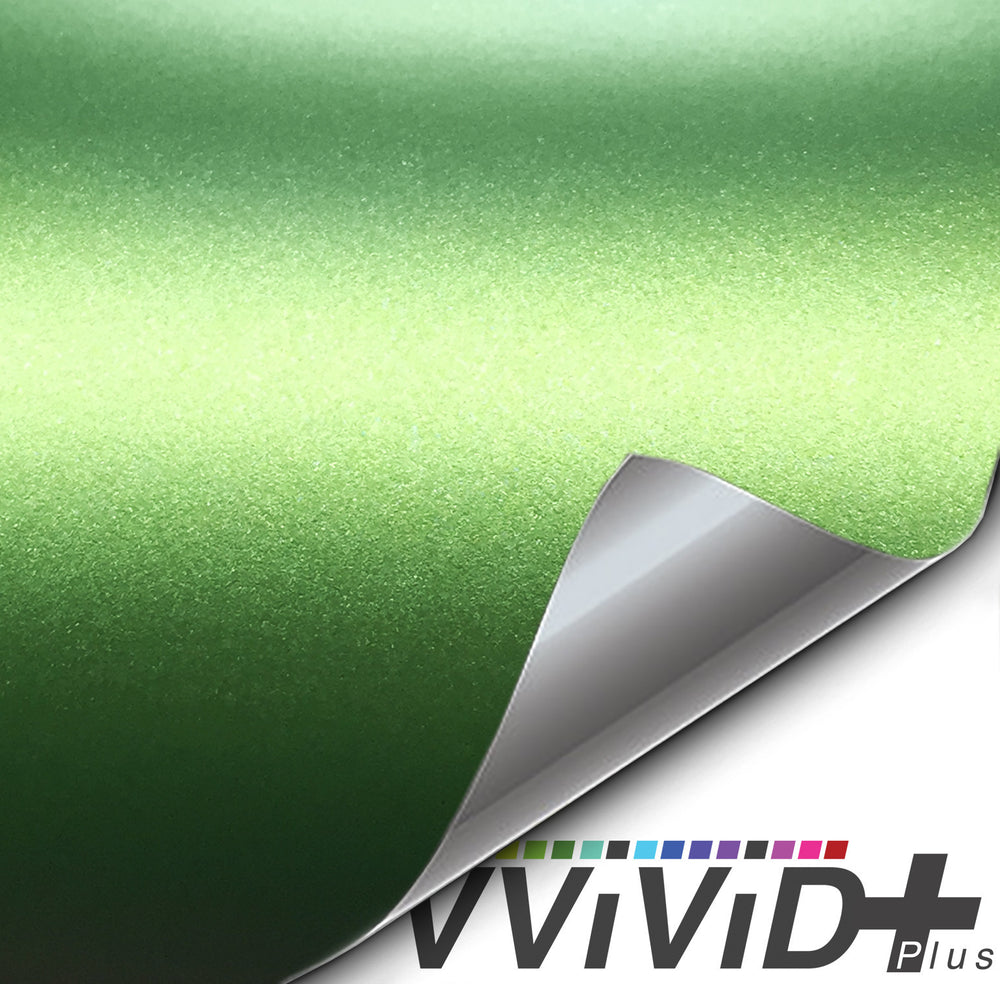 2017 VViViD+ Matte Metallic Green (Ghost) Vinyl Wrap | Vvivid Canada