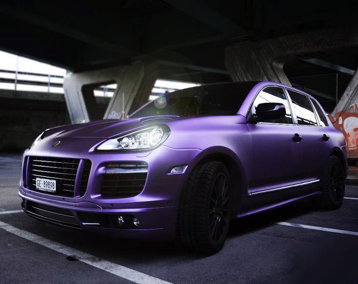 VViViD+ Matte GT3 Midnight Purple Vinyl Wrap AKA Ultraviolet