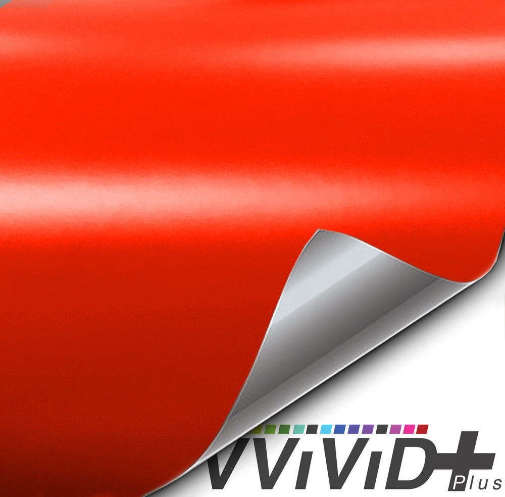 2017 VViViD+ Matte Rosso Corsa Red (Ferrari Red) Vinyl Wrap | Vvivid Canada