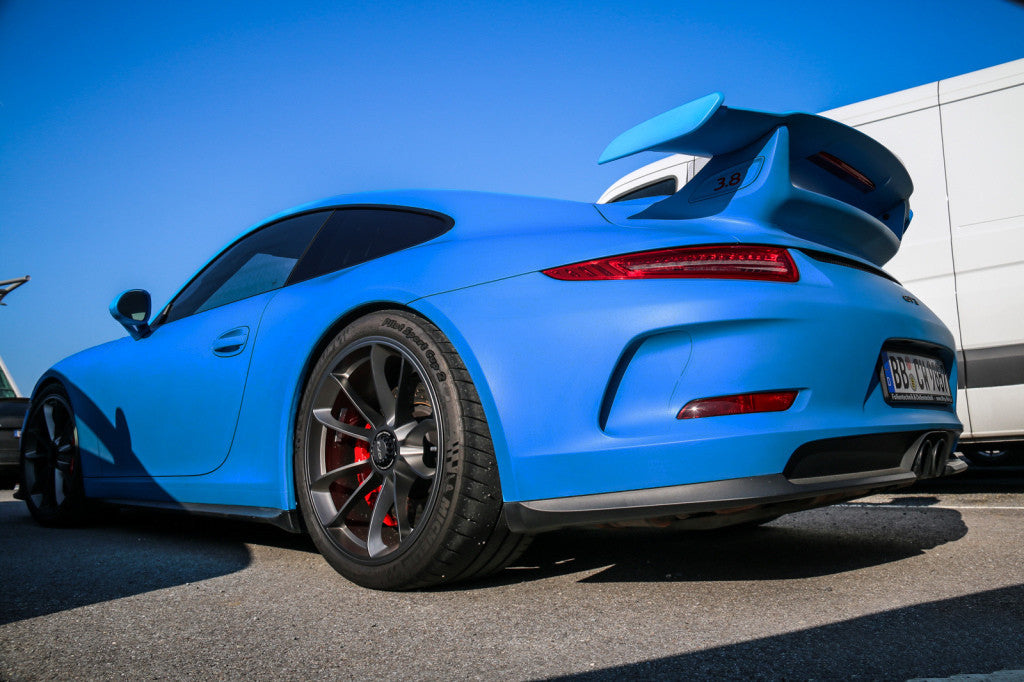 VViViD+ Matte Smurf Blue (Riviera Porsche GT3 Blue) Vinyl Wrap