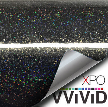 XPO Gloss Rainbow Metallic Black LMTD Vinyl Wrap demo | Vvivid Canada