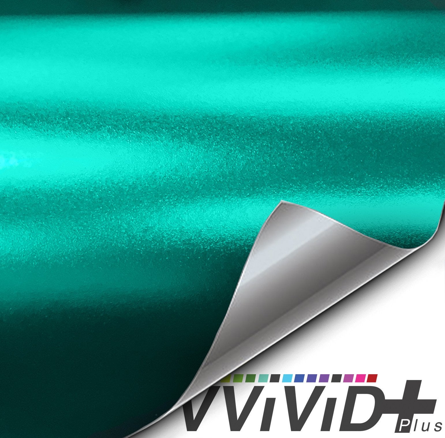 2017 VVIVID+ Conform Satin Chrome Miami Teal Blue Vinyl Wrap | Vvivid Canada
