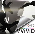 XPO Matte Snow Camouflage (Grayscale) Vinyl Wrap | Vvivid Canada
