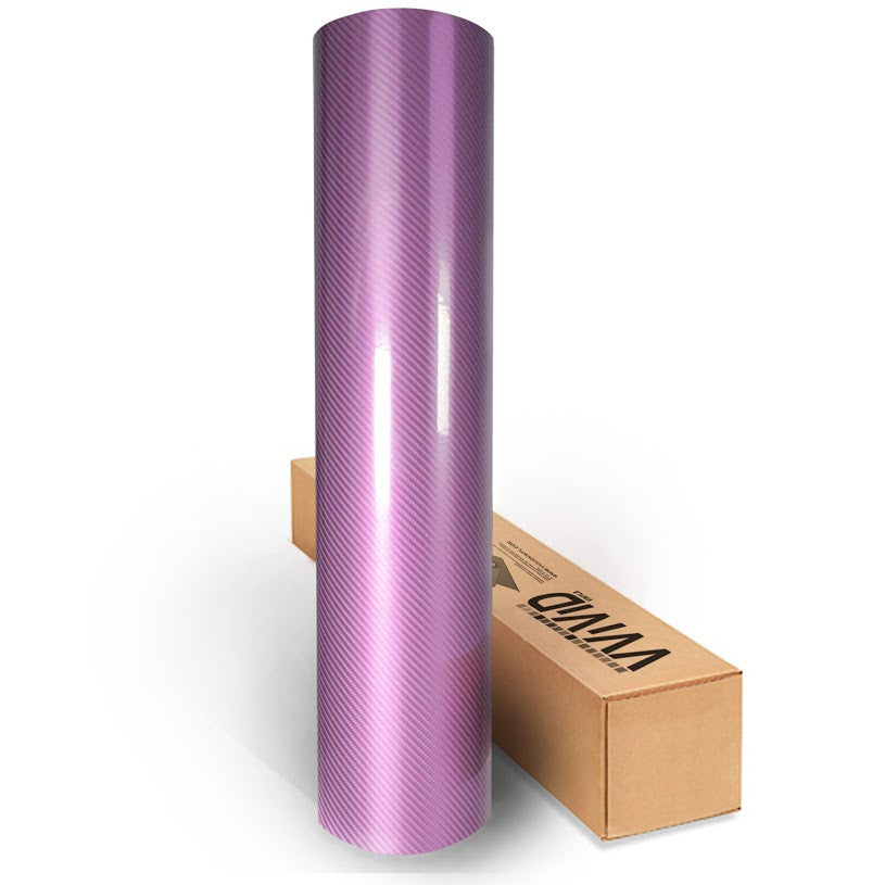 XPO Tech Art Pink Gloss Carbon Vinyl Wrap roll | Vvivid Canada