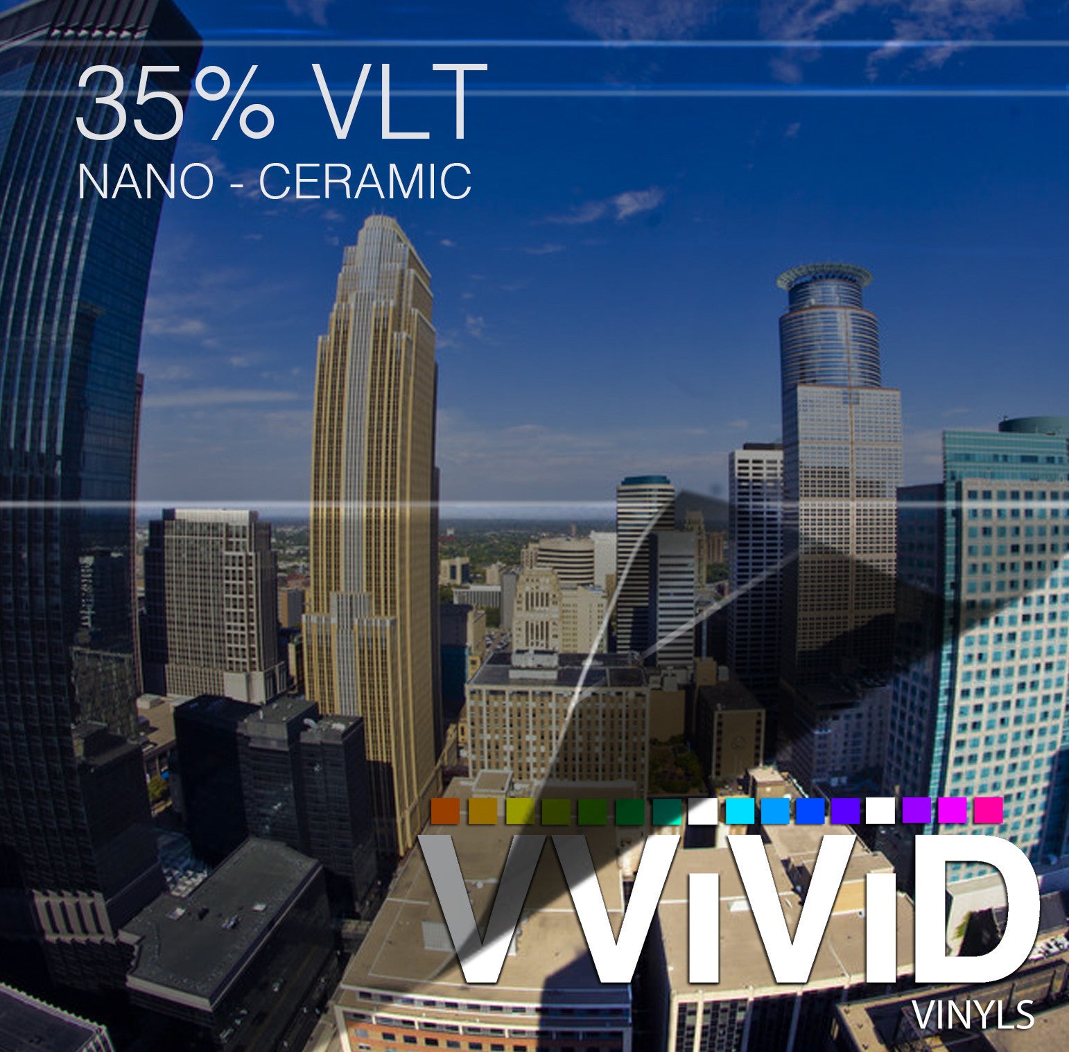 VViViD OPTIC Nano Ceramic Window Tint 35% VLT | Vvivid Canada