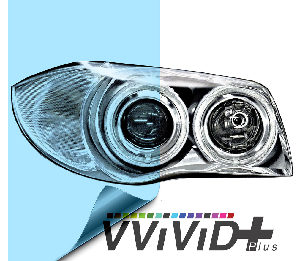 2017 VViViD+ Blue Air-tint® Headlight Tint Vinyl Film | Vvivid Canada