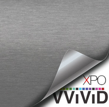 XPO Aluminium Brushed Steel Vinyl Wrap | Vvivid Canada