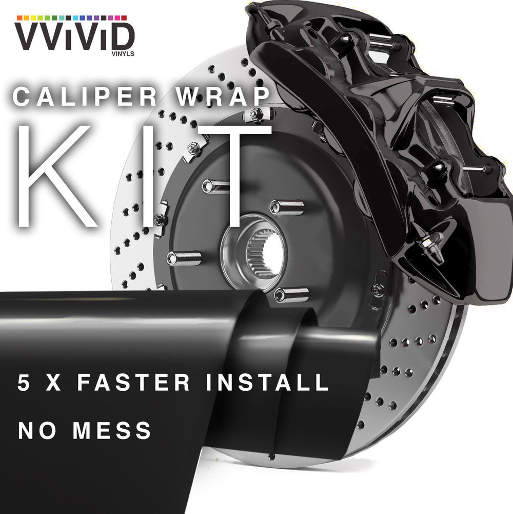 VViViD Black Enamel Caliper Wrap | Vvivid Canada