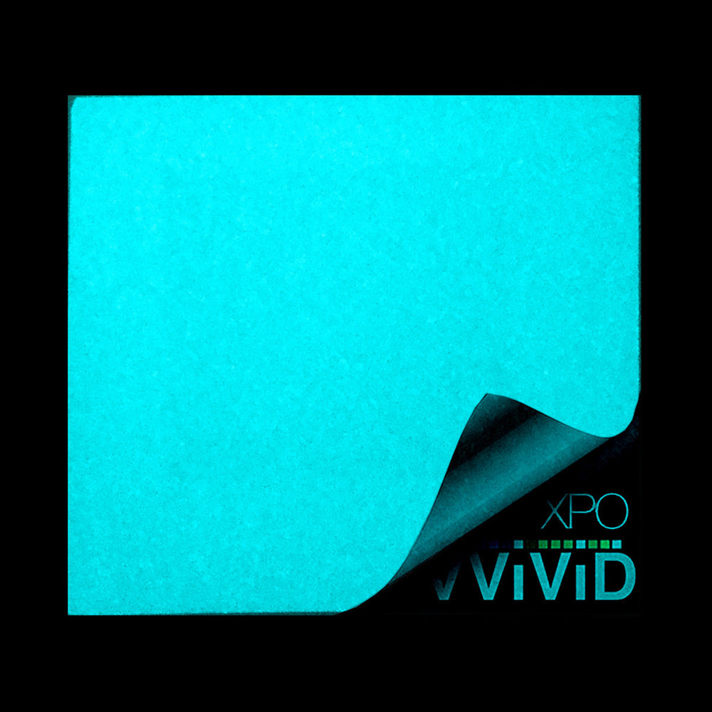 XPO Glow In The Dark Blue Vinyl Wrap | Vvivid Canada