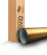 XPO Gold Brushed Steel Vinyl Wrap Roll | Vvivid Canada