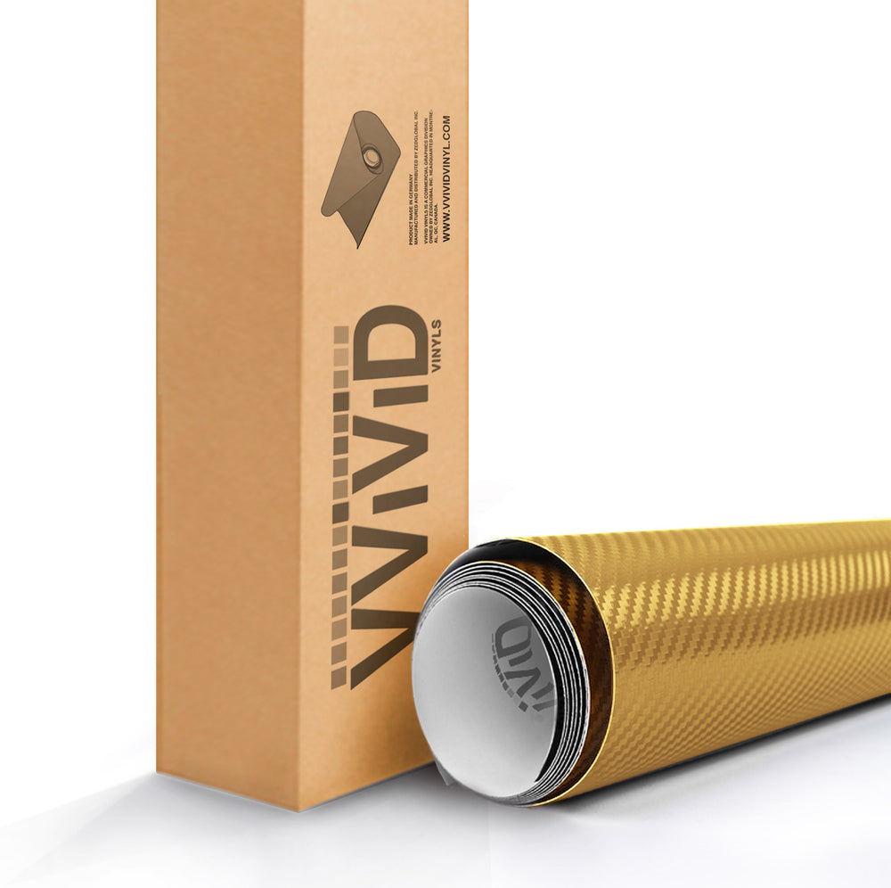 XPO Desert Gold Dry Carbon Vinyl Wrap Roll | Vvivid Canada