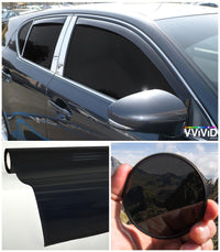 VViViD Dark Black Transparent Window Tint DISPLAY