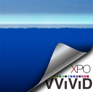 XPO Navy Blue Gloss Vinyl Wrap | Vvivid Canada