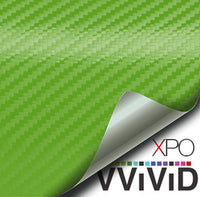 XPO Lime Dry Carbon Fiber Vinyl Wrap | Vvivid Canada