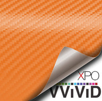 XPO Orange Dry Carbon Vinyl Wrap | Vvivid Canada