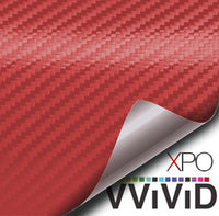 XPO Red Dry Carbon (Interior Only) Vinyl Wrap | Vvivid Canada