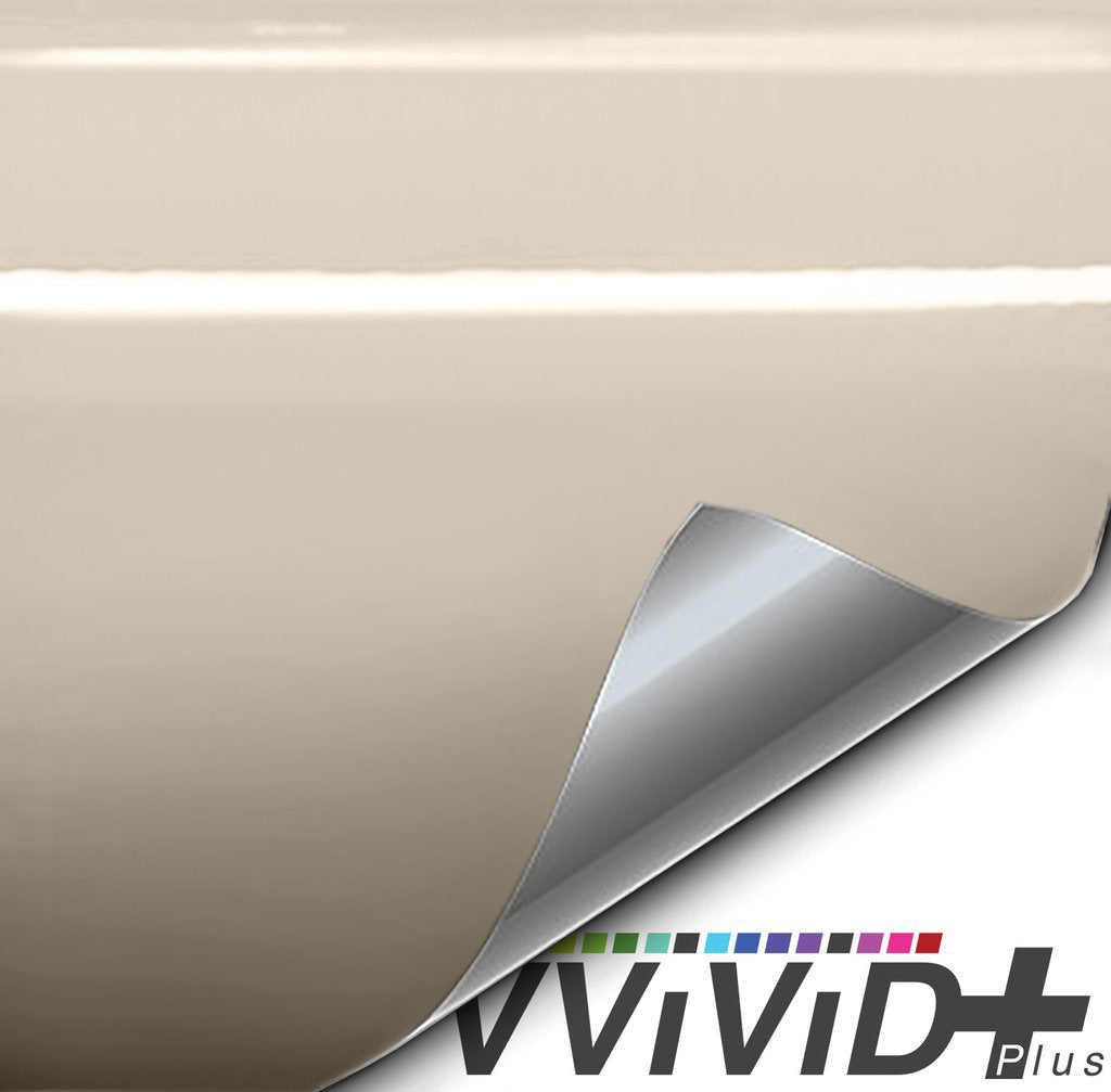 VViViD+ Gloss Rally Beige vinyl wrap | Vvivid USA