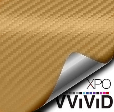 XPO Desert Gold Dry Carbon Vinyl Wrap | Vvivid Canada