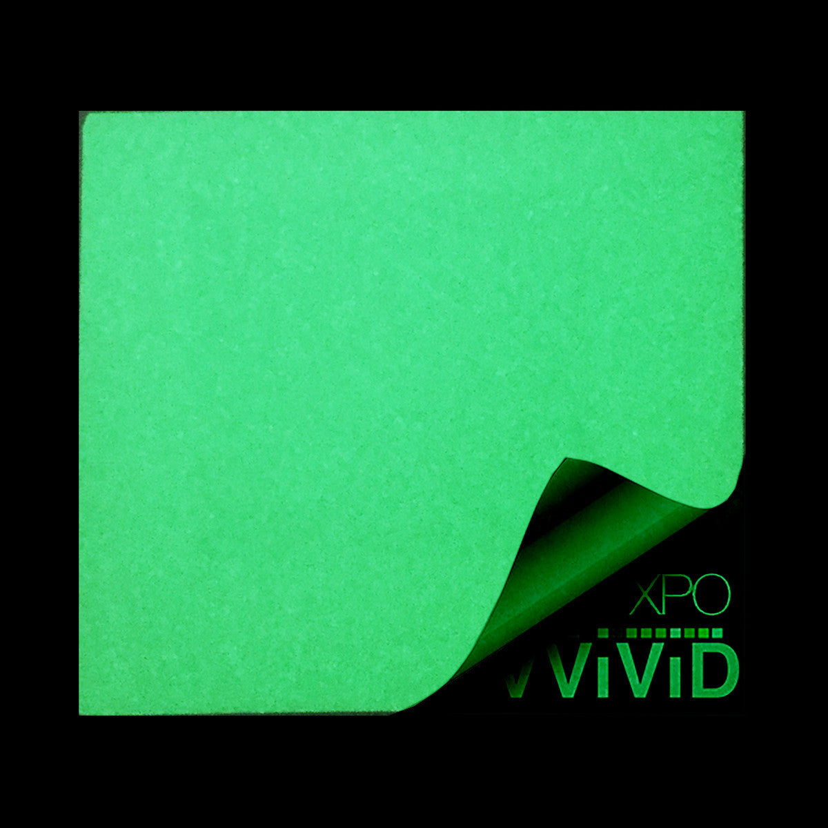 XPO Glow In The Dark Green Vinyl Wrap | Vvivid Canada