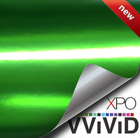 XPO Lustre Chrome Green Vinyl Wrap | Vvivid Canada