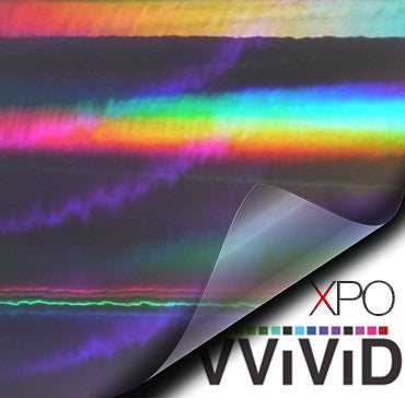 XPO Holographic Chrome Black - Concept LMTD Vinyl Wrap | Vvivid Canada