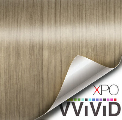 XPO Light Teak Wood Grain Vinyl Wrap | Vvivid Canada