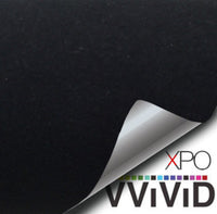 XPO Black Suede (Velvet) Architectural Vinyl Wrap | Vvivid Canada