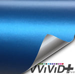 2017 VViViD+ Matte Metallic Blue (Ghost) Vinyl Wrap | Vvivid Canada