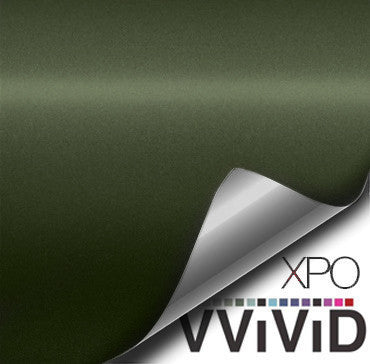 XPO Military Green Matte Vinyl Wrap | Vvivid Canada