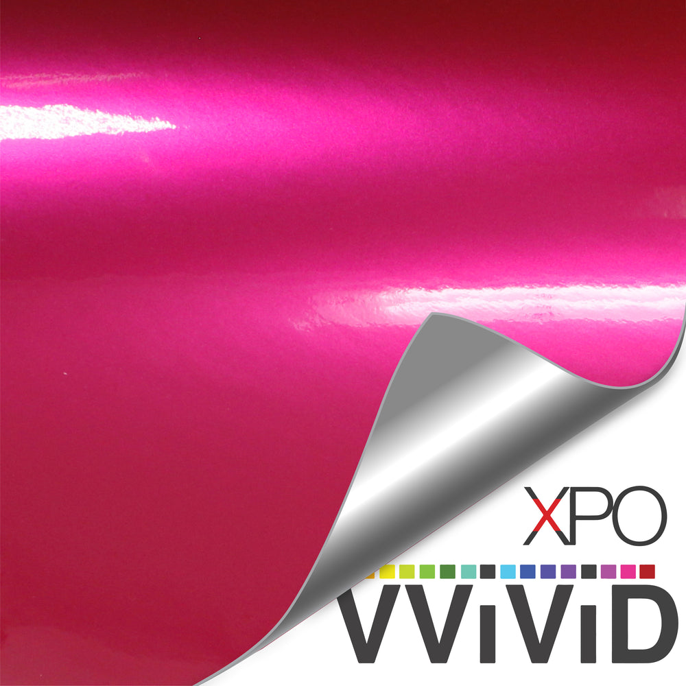 XPO Liquid Metal Storm Pink Vinyl Wrap demo | Vvivid Canada