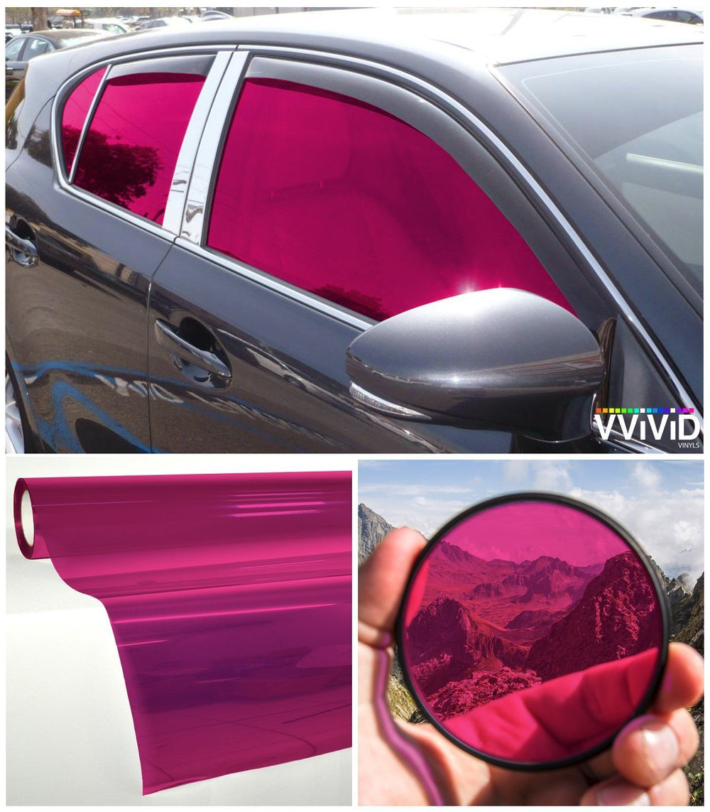 VViViD Pink Transparent Window Tint display