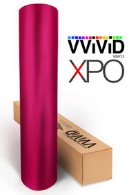 XPO Satin Chrome Magenta Vinyl Wrap Roll | Vvivid Canada