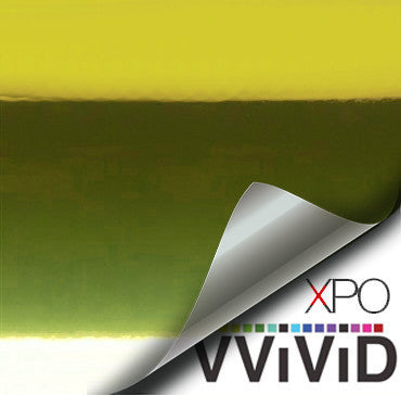 XPO SP Conform Chrome Yellow Vinyl Wrap | Vvivid Canada