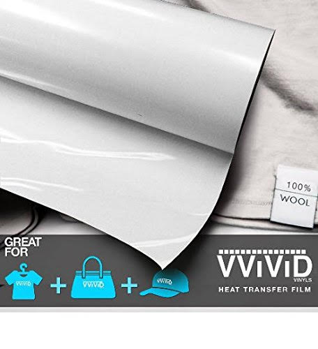VViViD White Heavy-Duty Heat Transfer Vinyl 12" x 36"