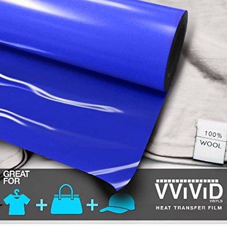 V2 Pro Flock Suede Royal Blue Heat Transfer Film, VViViD