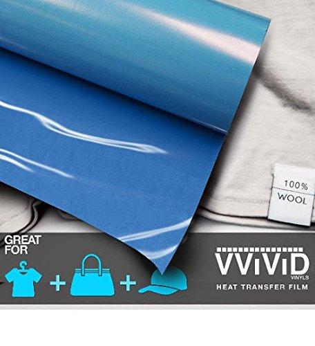 VViViD Sky Blue Heavy-Duty Heat Transfer Vinyl 12" x 36"