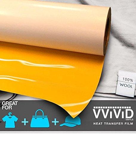 VViViD Yellow Heavy-Duty Heat Transfer Vinyl 12" x 36"