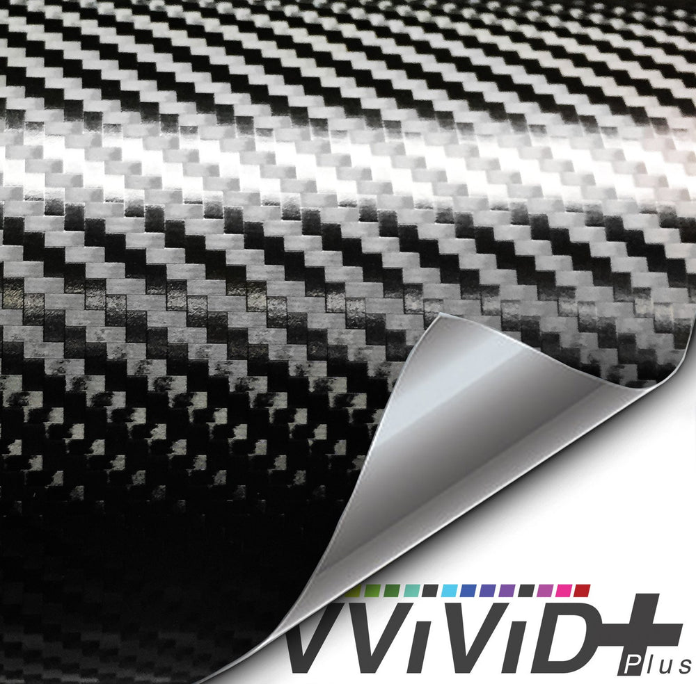 2017 VVIVID+ Black Carbon Fiber Vinyl Wrap | Vvivid Canada