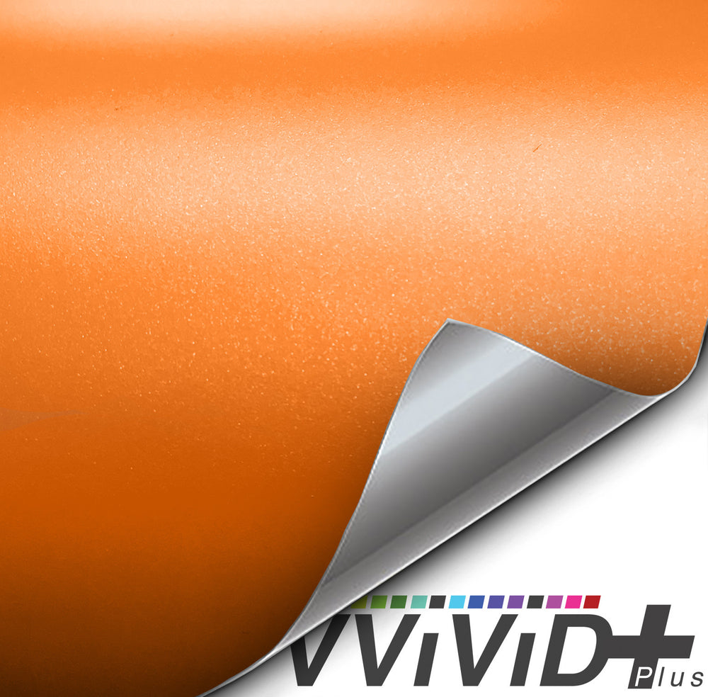 2017 VViViD+ Matte Metallic Orange Vinyl Wrap | Vvivid Canada