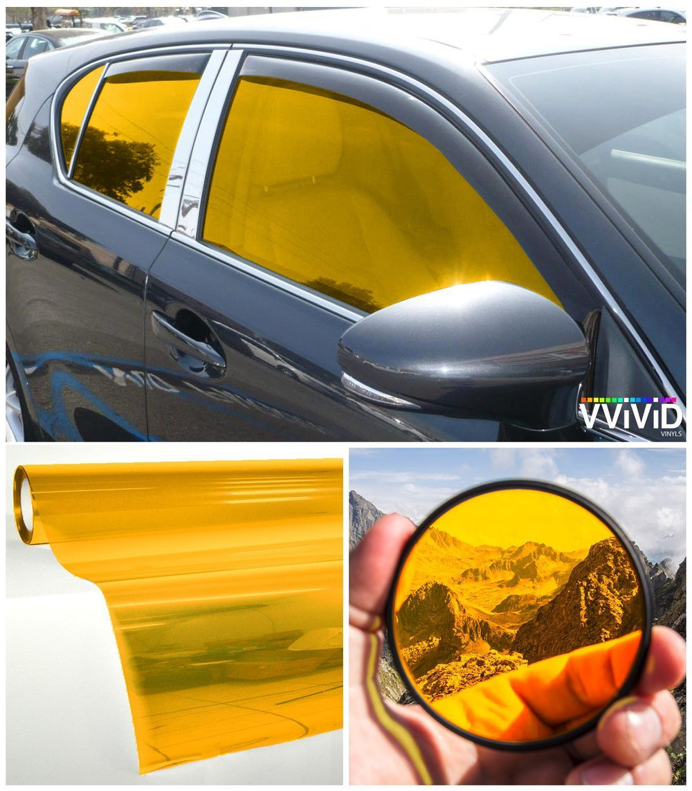 VViViD Yellow Transparent Window Tint display